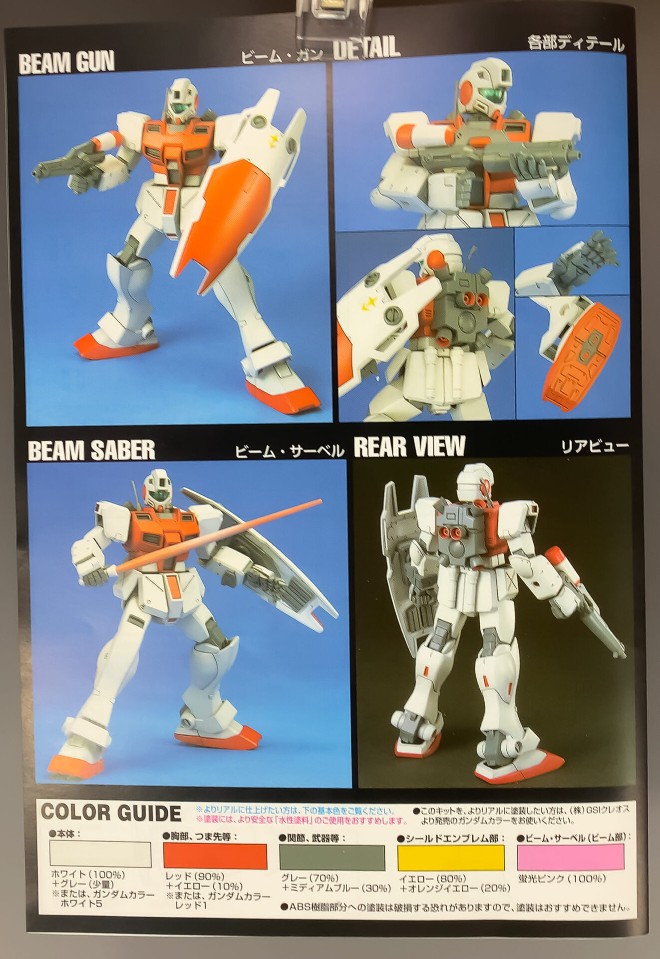 Hguc 1 144 No 051 ジムコマンド 宇宙仕様 素組みレビュー アナハイム工房 Takaブログ
